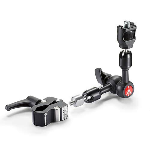 マンフロット（Manfrotto） 244MICROKIT フリクションアーム 15珊長 回転させる押しとどめる・ナノクランプ付 三脚-アクセサリー・部品