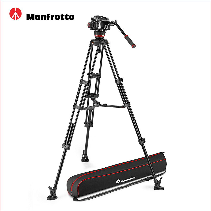 マンフロット（Manfrotto）504X録画媒体雲台+軽銀ツイン三脚MS MVK504XTWINMA