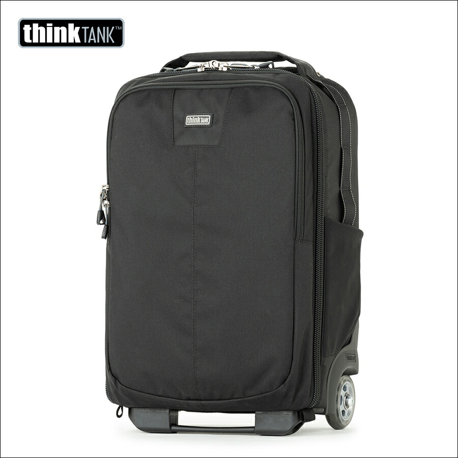 頭脳集団映し絵（thinkTANKphoto）エッセンシャルズ オープンカー 輪転 うしろ側風呂敷き包み (Essentials Convertible Rolling Backpack)