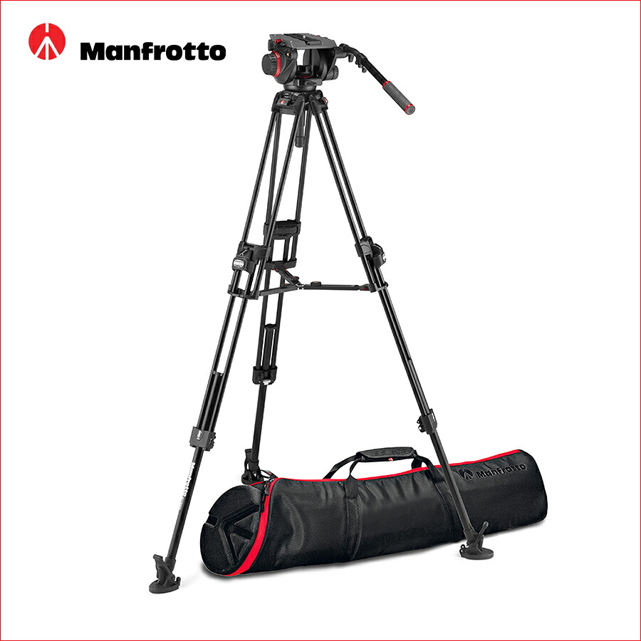 マンフロット（Manfrotto）ナイトロテック509HDビデオ雲台+645FASTアルミ三脚 MVK509TWINFA