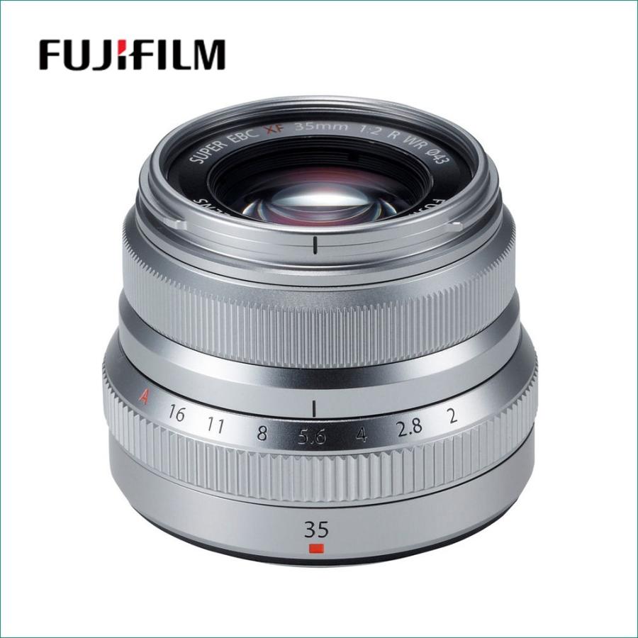フジフイルム(FUJIFILM) フジノン水晶体 XF35mmF2 R WR S しろがね色
