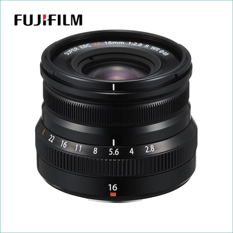 フジフイルム(FUJIFILM) フジノン水晶体 XF16粍 F2.8 R WR 黒いこと