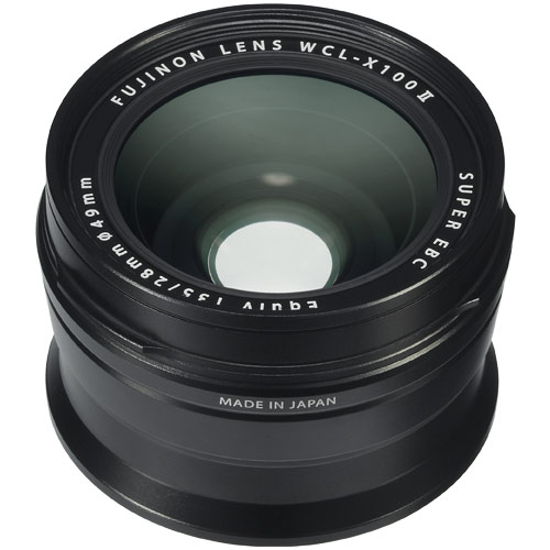 フジフイルム（FUJIFILM）ワイドコンバージョンレンズ WCL-X100II　ブラック｜サエダオンラインショップ