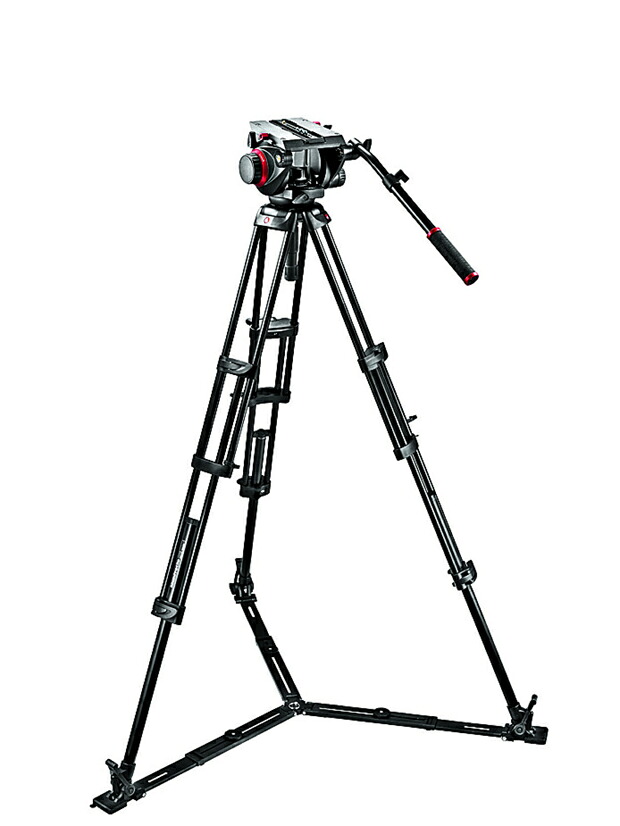 マンフロット（Manfrotto）　509HD,545GBK ビデオキットツイン GS(グラウンドレベルスプレッダー)タイプ
