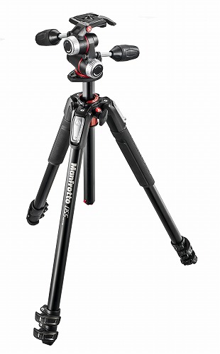 マンフロット（Manfrotto）　055プロアルミニウム三脚3段+RC2付3ウェイ雲台キット　MK055XPRO3-3W