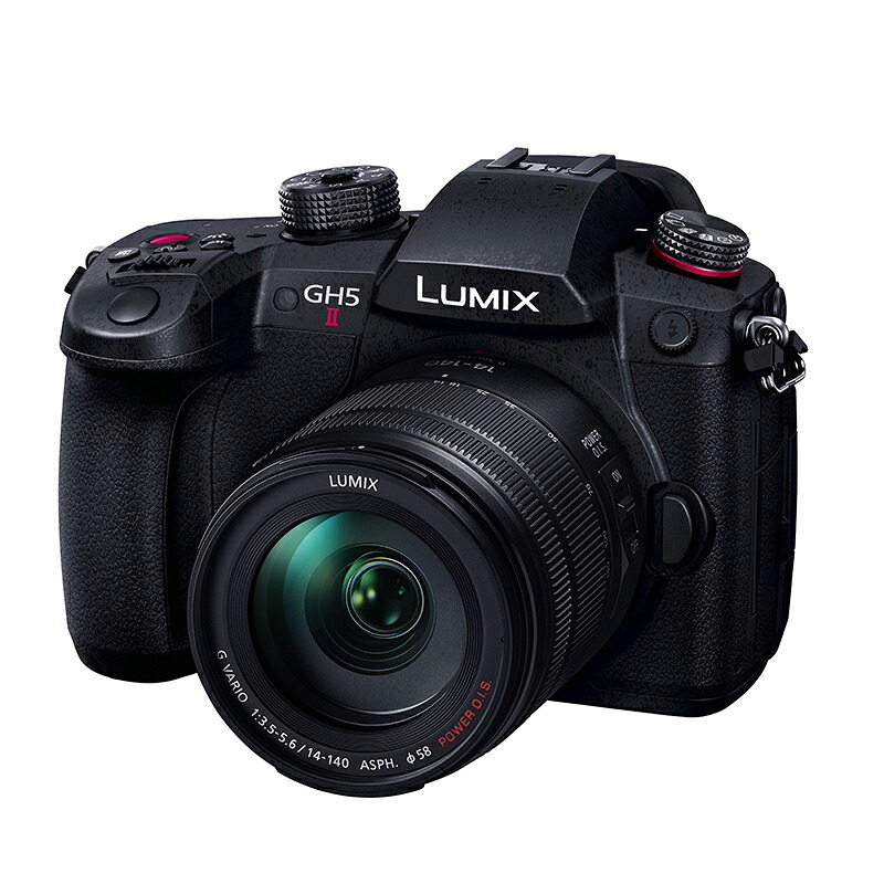 パナソニック(Panasonic) LUMIX(ルミックス) ミラーレス一眼カメラ GH5II 14-140mm高倍率ズームレンズキット　DC-GH5M2H｜サエダオンラインショップ