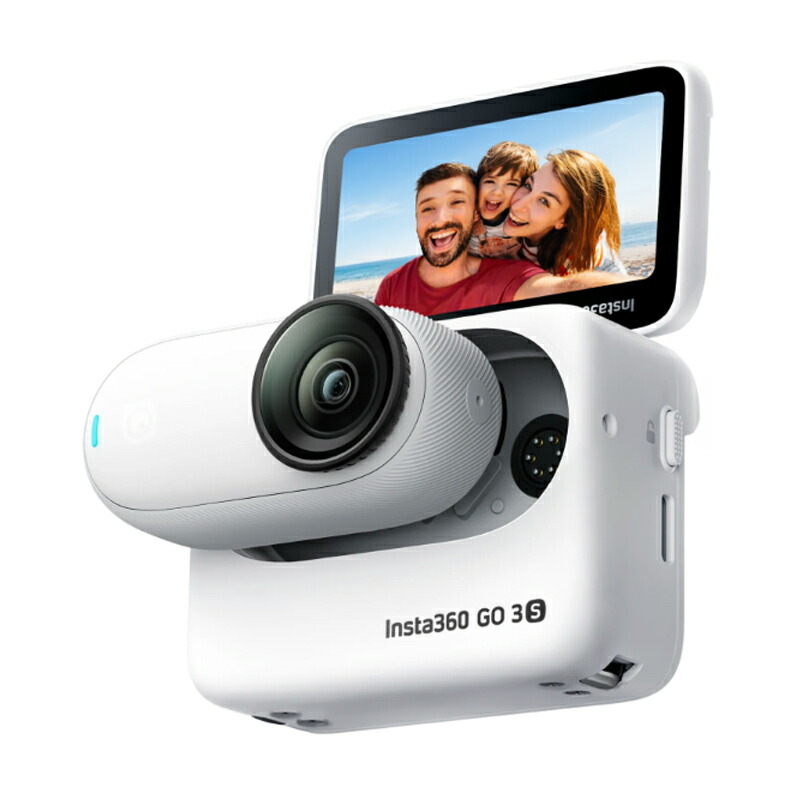 Insta360  GO3S 本体 ホワイト 64GB  4K ハンズフリー 360度アクションカメラ
