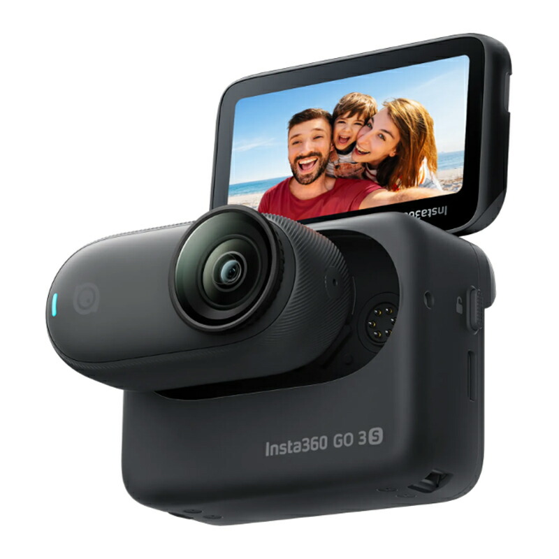 Insta360  GO3S 本体 ブラック 64GB  4K ハンズフリー 360度アクションカメラ