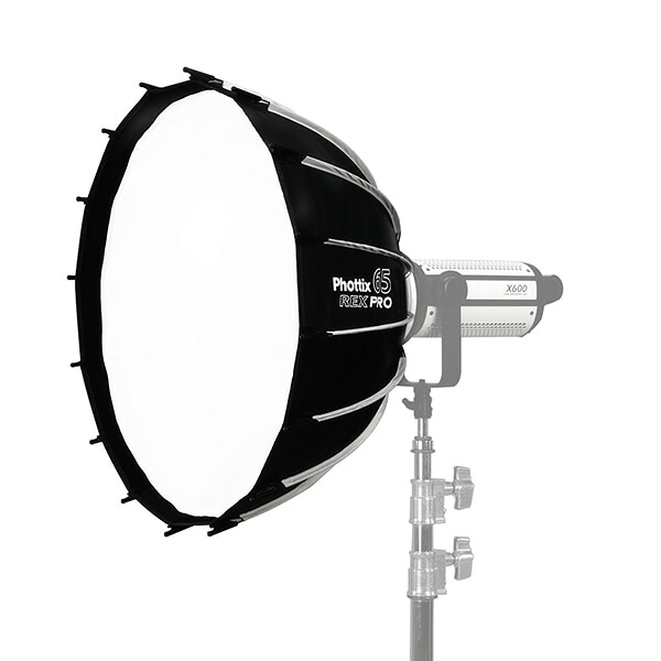 Phottix(フォティックス) REX PRO Quick-Folding Softbox 65珊 (レックスプロ クイックフォールディング ホンブルグ帽ボックス席）