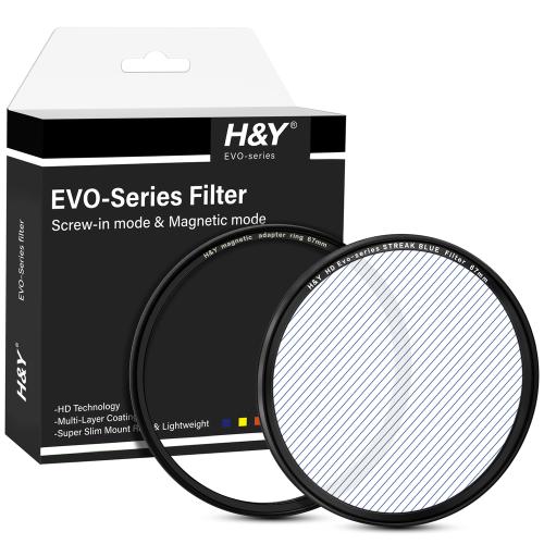 H&Yフィルター　EVO ストリークフィルター 82mm ブルー