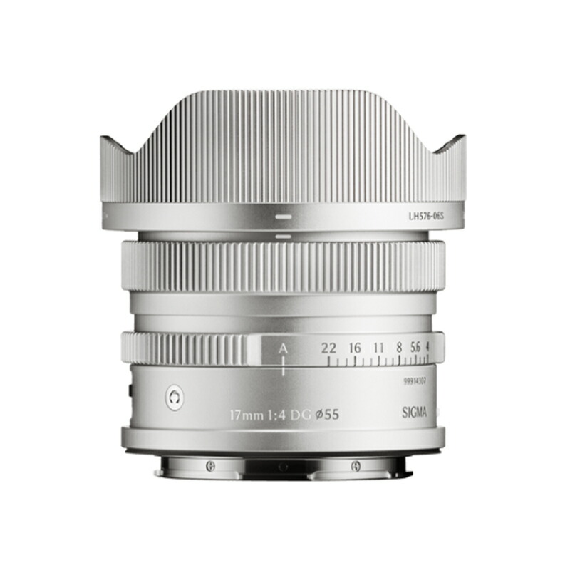 シグマ(Sigma) 17mm F4 DG | Contemporary (コンテンポラリー) シルバー　Lマウント用