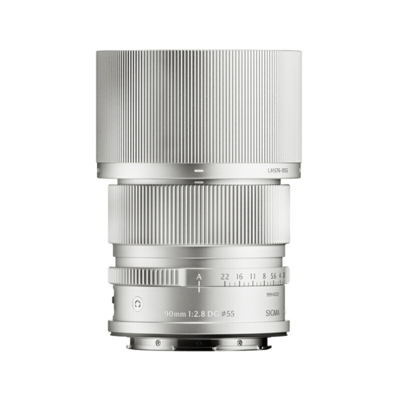 シグマ(Sigma) 90mm F2.8 DG | Contemporary (コンテンポラリー) シルバー　Lマウント用