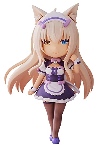 【中古】ピーエムオフィスエー(PLUM) ネコぱら ミニフィギュア100! ココナツ フィギュア 全高約100mm ノンスケール PVC製 PF195 塗装済み 完成品画像