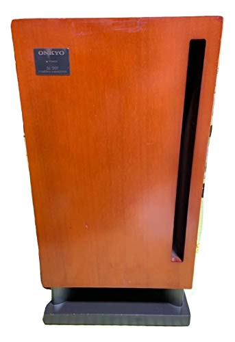 【中古】ONKYO アンプ内蔵サブウーファーシステム 75W SL-207(D) /木目