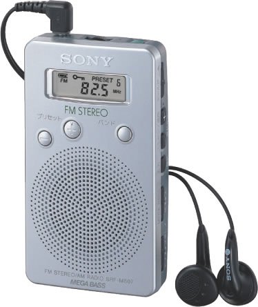 【中古】SONY FMラジオ受信機 SRF-M807