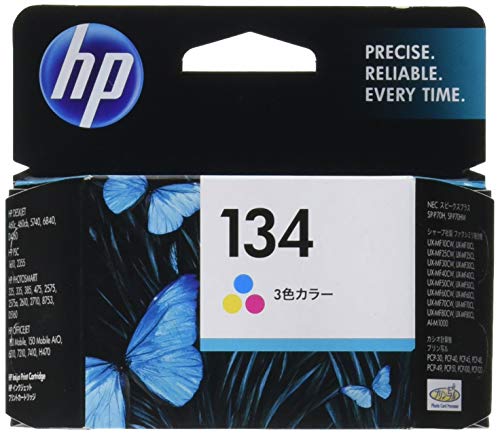 【中古】HP134プリントカートリッジ カラー