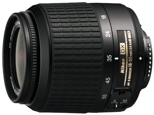 【中古】Nikon AF-S DX Zoom Nikkor ED 18-55mm F3.5-5.6G ブラック デジタル一眼レフ用