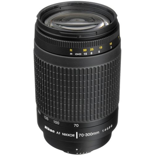 【中古】Nikon AF Zoom Nikkor 70-300mm F4-5.6G ブラック (VR無し)