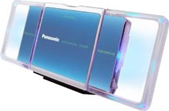 【中古】パナソニック 携帯型MD電気蓄音機 青碧 SJ-MJ59-A