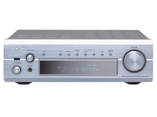 【中古】Denon F続きもの 受信システム しろがね色 DRA-F101-S