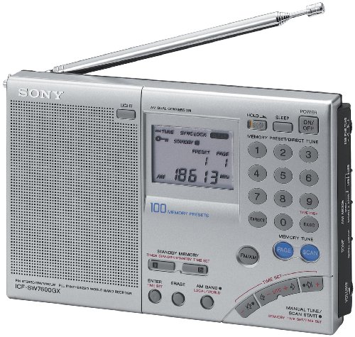 【中古】SONY ICF-SW7600GR FMラジオ