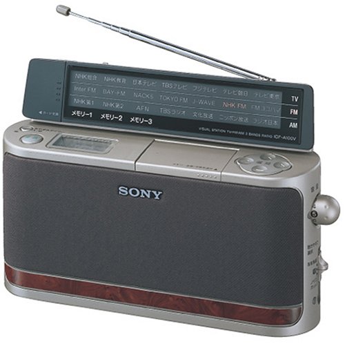 【中古】SONY TV(1ch-12ch)/FM/AMラジオ受信機 ICF-A100V-N