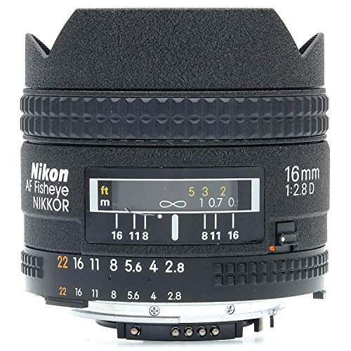 【中古】Nikon フィッシュアイレンズ Ai AF fisheye Nikkor 16粍 f/2.8D フルサイズ相応う