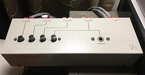 【中古】ラックスマン スピーカーセレクター (1台 しろがね色薄墨色 W:240xD:95xH:65粍 750g) AS-5III