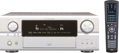 【中古】Denon AVサラウンドアンプリファイアー 割り増し金しろがね色 AVC-4320-SP