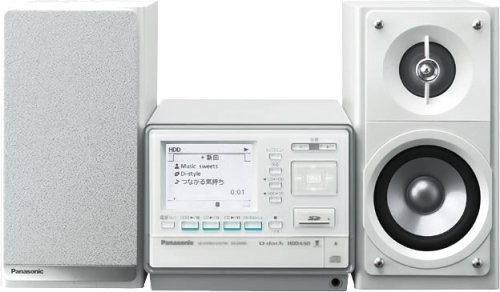 【中古】Panasonic D-dock CD/SD/40GB HDD積み上げる SDステレオ取り合わせSC-SX400-W(白いこと)