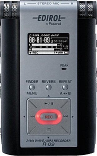 【中古】Roland 24bit WAVE/MP3 RECORDER R-09