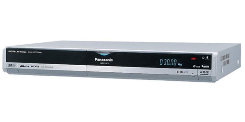 【中古】パナソニック DIGA ヴィデオディスク/HDD高品位テレビリコーダー (400GB HDD内蔵) しろがね色 DIGA DMR-XW30-S