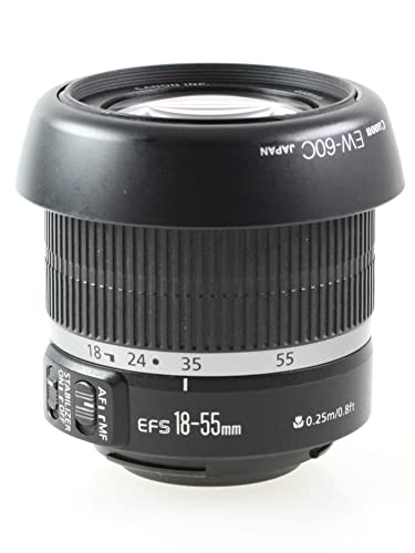 【中古】Canon 標準ズームレンズ EF-S18-55mm F3.5-5.6 IS APS-C対応