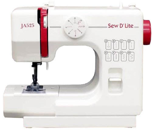 【中古】JANOME パウダーコンパクト電動ミシン 【sew D`Lite】 JA525