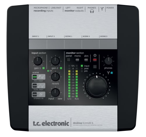【中古】t.c. electronic FireWire オーディオ・インターフェイス DeskTop Konnekt 6