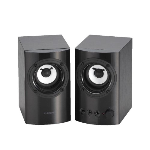 【中古】エレコム 金棒引き パソコン TV 黒いこと MS-130BK