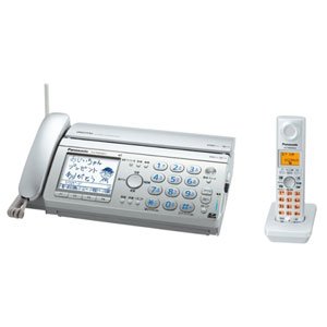 【中古】パナソニック おたっくす デジタルコードレスFAX 子機1台付き シルバー KX-PW608DL-S