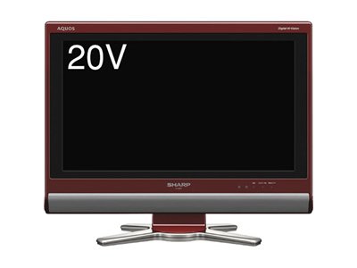 【中古】SHARP 20V型ハイビジョン 液晶テレビ AQUOSレッド AQUOS LC-20D50R