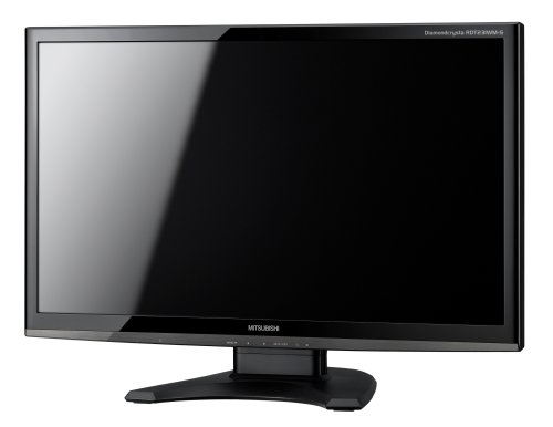 【中古】MITSUBISHI 23型三菱液晶見せびらかす(グレア) RDT231WM-S(BK)