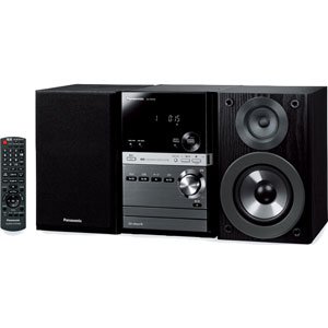 【中古】Panasonic CDステレオ取り合わせ 黒いこと SC-PM48-K