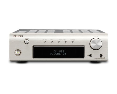 【中古】Denon Fシリーズ レシーバー プレミアムシルバー DRA-F107SP