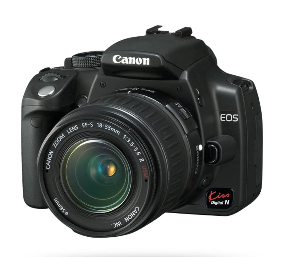 【中古】Canon EOS kiss Digital N レンズキットブラック