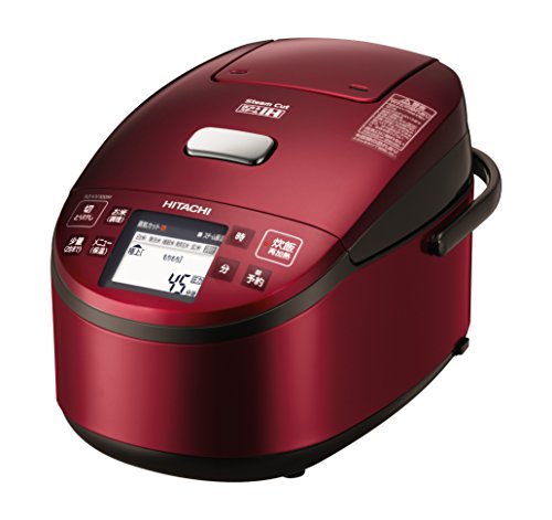 【中古】日立 炊飯器 圧力IHスチーム 打込み鉄釜 5.5合 RZ-VV100M R