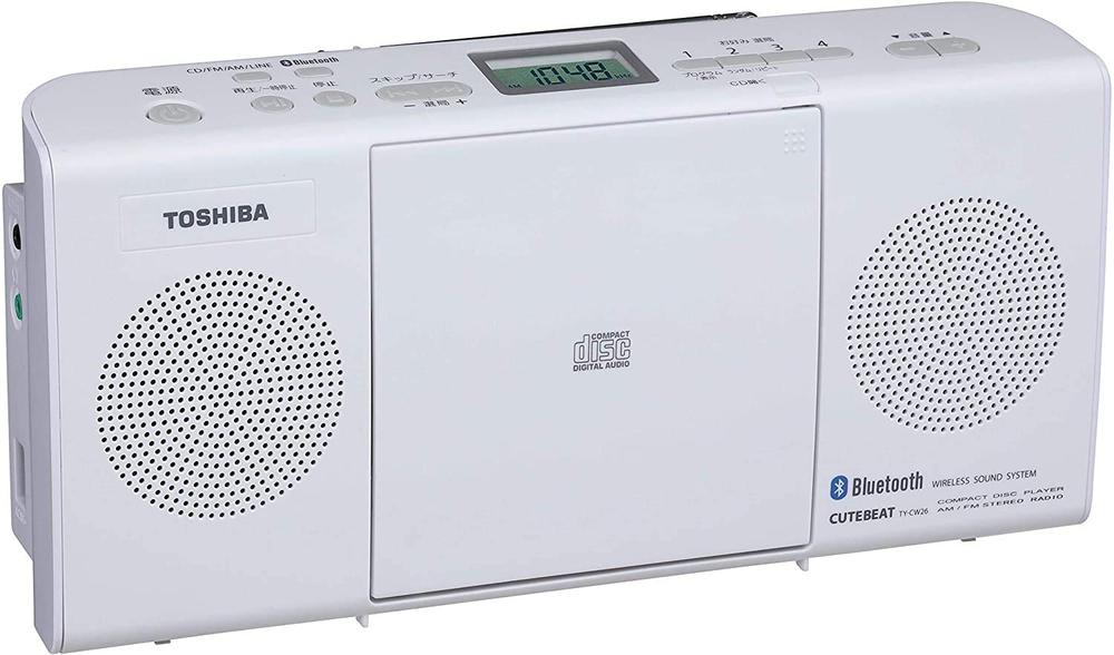 【中古】東芝 CDラジオ受信機 Bluetooth積み上げる TY-CW26 (W) 白いこと