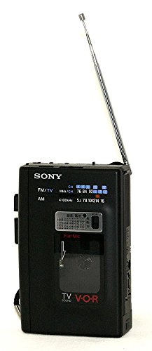 【中古】SONY ソニー WA-2001 ブラック ラジオカセットコーダー 録音/再生機(ラジオ内蔵ポータブルカセットレコーダー)