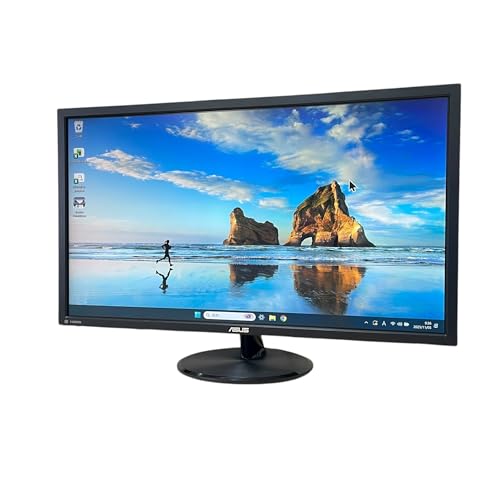 【中古】ASUS ゲーミングモニター 28型FPS方角/4K/3840×2160/1ms/TN/HDMI×2/DP/FreeSync/青味ともし火助け出す/VESA/3年 VP28UQG