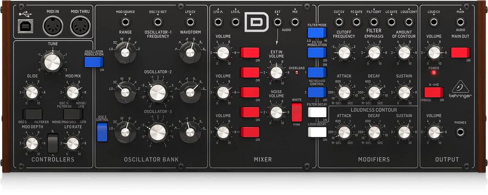 【中古】ベリンガー アナログ シンセサイザー MODEL D|セーフライフ倉庫