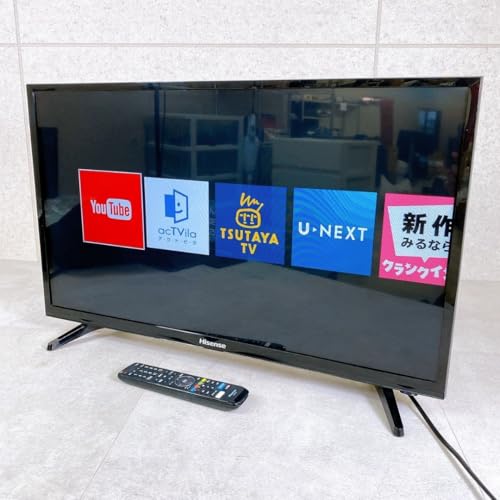 【中古】Hisense(ハイセンス) 液晶テレビ（前面:ブラック 背面:マットブラック）32BK1 【32V型】【ハイビジョン】【YouTube対応】