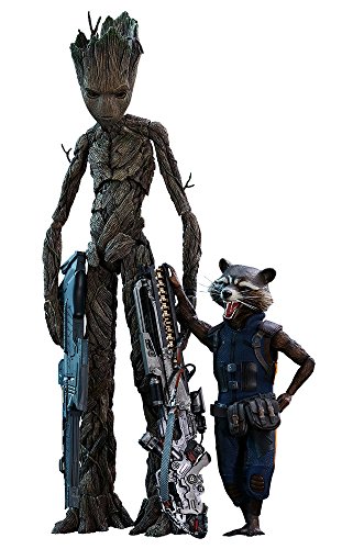 【中古】【ムービー・マスターピース】『アベンジャーズ/インフィニティ・ウォー』1/6スケールフィギュア グルート&ロケット