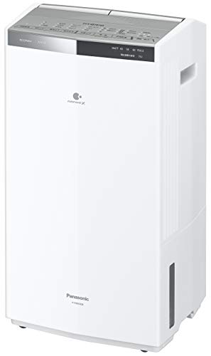 【中古】パナソニック 御召しもの乾燥除湿機 ナノイーX積み上げる 変わり種遣りくち ~43畳 プラチナしろがね色 F-YHRX200-S